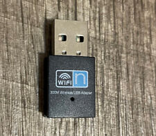 300Mbps USB WiFi Adapter Wireless LAN Network Card Adapter WiFi Dongle for De... for sale  Shipping to South Africa