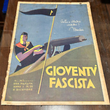 Rivista gioventù fascista usato  Italia