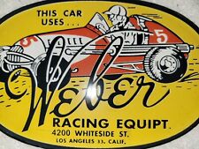 Vintage weber racing for sale  Crandall