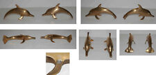Pair brass dolphins d'occasion  Expédié en Belgium