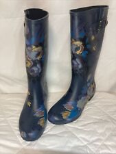 Botas de lluvia altas de espuma viscoelástica azul Chooka, Nina, talla 10 para mujer segunda mano  Embacar hacia Argentina