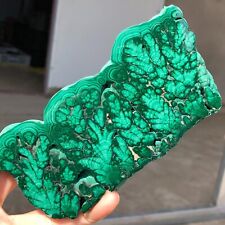 399 g Espécimen mineral de fibra de cristal de malaquita verde brillante natural Q369 segunda mano  Embacar hacia Mexico