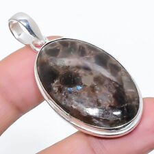 Natural Mystic Merlinite Handmade 925 Sterling Silver Pendant 1.89" Love t271 for sale  Shipping to South Africa