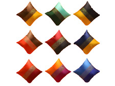 Used, Silk Satin Pillow Covers Set of 4 Cushion Covers For Sofa Living Room Art Deco . for sale  Shipping to South Africa