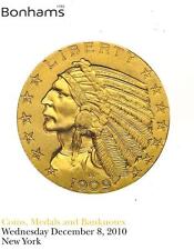 Bonhams Coins Medals Banknotes New York December 2010, usado segunda mano  Embacar hacia Argentina