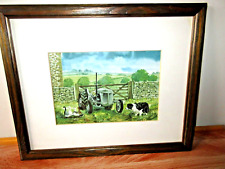 Framed watercolour print for sale  LONGHOPE