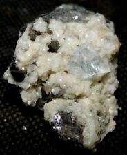 MINERALS COLLECTION - CRYSTALLINE FLUORITE CUBE + BOURNONITE - (43) - 34grs ref05 for sale  Shipping to South Africa