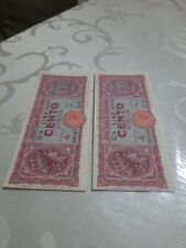 100 lire italia usato  Villarosa