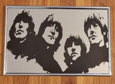 Quadro cromado arte espelhada Beatles anos 70 10x15, usado comprar usado  Enviando para Brazil