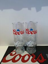 Coors pint glasses for sale  Shipping to Ireland