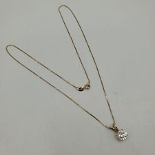 cz solitaire necklace for sale  Seattle