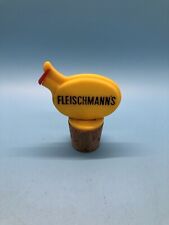 Rolha de cortiça vintage Fleischmann’s vodka amarelo licor pourer garrafa década de 1960, usado comprar usado  Enviando para Brazil