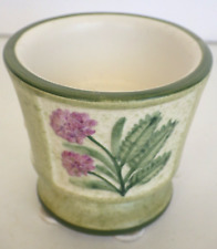 Yankee Candle Ceramic Small Tea Light Candle Holder Floral Motif 2 1/4" High for sale  Shipping to South Africa