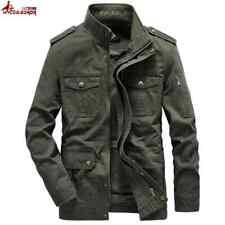 Jaqueta jeans masculina casacos de negócios vários bolsos tática militar carga parkas comprar usado  Enviando para Brazil