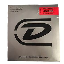 Dunlop Marcus Miller Super Bright 4-String Bass Guitar Strings 45-105 DBMMS45105 for sale  Shipping to South Africa