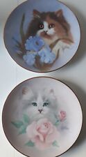 Vintage cat plates for sale  POOLE