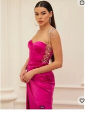 Damenkleid abendkleid pink gebraucht kaufen  Krumbach
