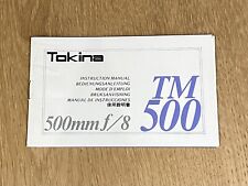 Tokina tm500 lens for sale  MAIDENHEAD