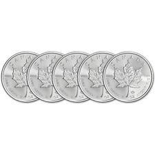 2022 Canada Silver Maple Leaf - 1 oz - $5 - BU - Five 5 Coins for sale  Huntington Beach