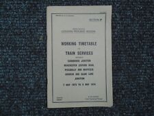 B.r. working timetable. for sale  STROUD