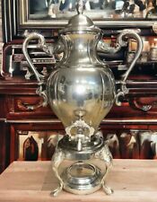 Urna de café/chá Sheridan Taunton Silversmiths Ltd banhada a prata Samovar 20”x12” comprar usado  Enviando para Brazil