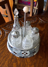 silver plated cruet set for sale  COALVILLE