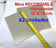 X2 Mica microondas RECORTABLE 12 X 12 Cm. Todas Marcas universal microwave segunda mano  A Devesa (Santalla)