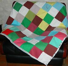 Couverture patchwork joli d'occasion  Longeville-sur-Mer