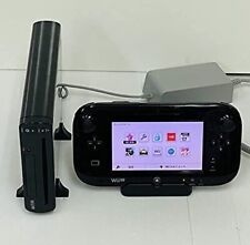 Consola Nintendo Wii U NEGRA 32 GB con almohadilla de juego y cable,**JAPONESA, se envía desde EE. UU. segunda mano  Embacar hacia Argentina