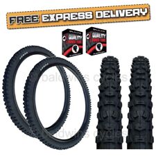 KENDA 26 x 2.10 Mountain Bike Off Road MTB Knobby Tread Black TYREs TUBEs K-816, used for sale  Shipping to South Africa