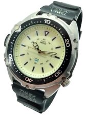 1994 Timex Indiglo relógio masculino esportivo quartzo aço inoxidável década de 1990, usado comprar usado  Enviando para Brazil