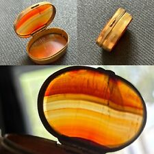 Agate pill box for sale  SWANSEA