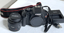 Câmera DSLR Canon EOS Rebel T2i com lente EF 50mm 1.8 lentemm, usado comprar usado  Enviando para Brazil