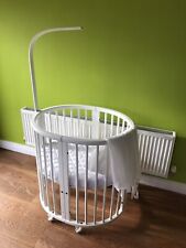 Stokke Sleepi  Mini Cot & Bed In White, Stokke Sleepi White Cot & Extension Bed for sale  Shipping to South Africa