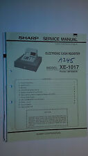 Sharp XE-1017 manual de serviço livro de reparo original caixa registradora gaveta de dinheiro comprar usado  Enviando para Brazil