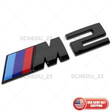 Usado, Tampa do porta-malas emblema logotipo preto brilhante M2 F87 M Power Performance Sport comprar usado  Enviando para Brazil