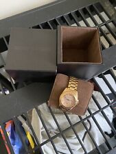 Relógio Michael Kors MK-5263 Blair feminino ouro rosa/tom cobre moldura pavê comprar usado  Enviando para Brazil