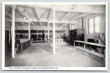 Elizabethtown PA~Casa Maçônica~Interior da Cozinha~Cobriões~Mesas Longas~Pulley~Década de 1920 P&B, usado comprar usado  Enviando para Brazil
