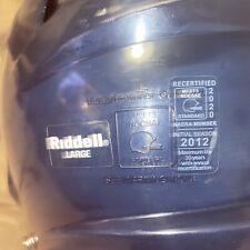 Carcasa de casco de fútbol americano Riddell Speed, azul oscuro, grande para adultos segunda mano  Embacar hacia Mexico