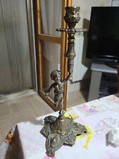 Candelabro peltro vintage usato  Italia