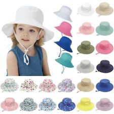 Kids Baby Sun Hat Summer Cotton Bucket Hats Boy Girl Toddler Unisex Beach Cap for sale  Shipping to South Africa