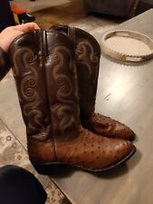 Botas de piel de avestruz Tony Lama Cz877 (12), usado segunda mano  Embacar hacia Mexico