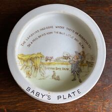 Antique baby plate for sale  Great Falls