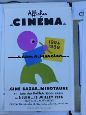Affiche cinema pochoir d'occasion  Baignes-Sainte-Radegonde