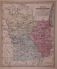 1855 map iowa for sale  Schertz