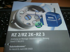 Mhg raketenbrenner rz2 gebraucht kaufen  Wensin