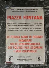 Manifesto politico prima usato  Roma