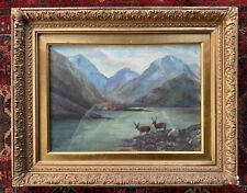 Antique oil painting for sale  PITLOCHRY