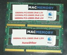 Usado, 4GB 8GB 16GB MAC MEMORY DDR3 RAM PC3-8500 10600 12800 1066 1333 1600MHz SO-DIMM comprar usado  Enviando para Brazil