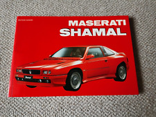 Maserati shamal broschüre gebraucht kaufen  Wedau
